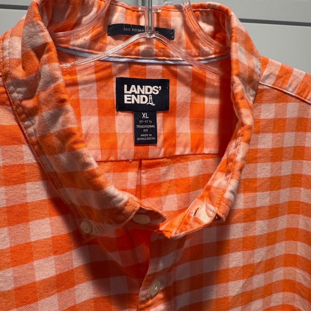 NEW 2 Lands' End Short Sleeve Button Down Shirts NWOT Traditional Fit - Picture 10 of 16